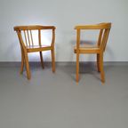 2 X Art Deco Arm Chairs In Beautiful Condition thumbnail 4