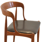 Set Van 6 Johannes Andersen Voor Uldum Stoelen Vintage Eetkamerstoelen thumbnail 13