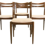 Set Van 4 Palissander Stoelen 'brome' Vintage Teddy thumbnail 14