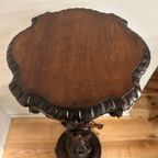 Piedestal In Notelaar Met Putti Barok 19th thumbnail 5