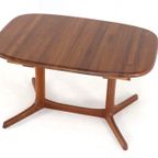 dyrlund Ovalen 1x Verlengbare Eettafel Massief Teak Vintage Deens thumbnail 2