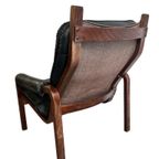 Vintage Lederen Lounge Stoel / Fauteuil / Eenzit thumbnail 6