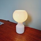 Tahiti-Lamp In Witte Opaline, Philips, 1960 thumbnail 4