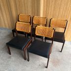 Set/5 Vintage Top Form Stoelen, 1960, Skai Webbing thumbnail 13