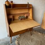 Retro Vintage Mid-Century Secretaire thumbnail 10