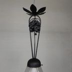 Art Deco Hanglamp Met Zeshoekige Glazen Kap, Jaren 30 thumbnail 2
