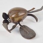 Art Nouveau Koperen Asbak / Bakje 1920 Peer Takje thumbnail 7