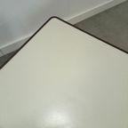 Kubus Space Age Bruine Kunststof Tafel thumbnail 8