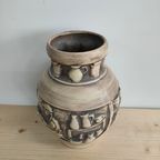 Knödgen Vintage Aardewerk Pottenbakkers Vaas Jaren 60 thumbnail 5