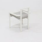 Side Chair In White Lacquered Wood 1980S thumbnail 7