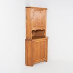 Axel Einar Hjorth ‘Lovö’ Solid Pine Corner Cabinet By Nordiska Kompaniet thumbnail 5