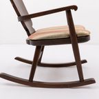 Mid-century Scandinavian Rocking Chair / Schommelstoel / Fauteuil thumbnail 12