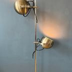 Vintage Herda Eyeball Vloerlamp | Ruimtetijdperklamp | Halverwege De Eeuw Lamp thumbnail 2