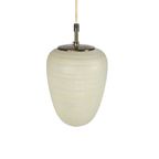 Stilnovo Stijl - Attr. Bruno Chiarini - Pendant - Messing - Opaalglas - Italie - 60'S thumbnail 7