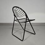 Gastone Rinaldi Folding Chair / Black / Italy 1970S thumbnail 7