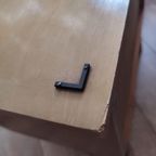 Vintage Nachtkast Bedside Table Nachtkastje Hout Lade thumbnail 8