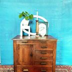 Brocante Vintage Landelijk Houten Schapje, Regaal, Schap Rek thumbnail 18