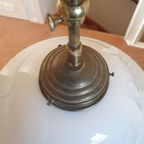 Vintage - Hanglamp - Plafondlamp - Uitschuifbare Stang -glas thumbnail 7