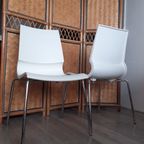 Marco Maran For Knoll – Gigi Chairs White, Set Of 8 thumbnail 4