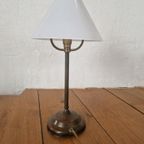 Klassieke Tafel Lamp Messing Glas thumbnail 5