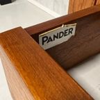 Pander Buro Teak Vintage Design Bureau Jaren 60 Teak Desk thumbnail 13