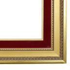 Klassieke Gouden Houten Lijst Lint Barok Stijl Frankrijk 55X64Cm thumbnail 9