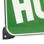 Grote Emaille Plaat Hunter Sigaretten Reclamebord Retro thumbnail 2