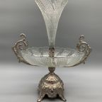 Antiek Centerpiece Tafelstuk Kristal thumbnail 11