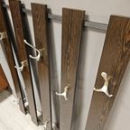 Vintage Wand Kapstok Pastoe Stijl Braakman Wenge Hout thumbnail 7