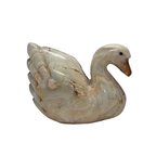 Vintage Marmeren Zwaan Beige thumbnail 3