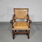 Matching Set / Castle Chairs / Neo Barok / Sheep Leather / 1900S thumbnail 23