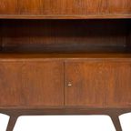 Vintage Secretaire Wandkast Werkplek Jaren 60 Teak Fineer thumbnail 18