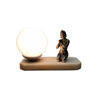 Art Deco Lamp Met Een Dame thumbnail 6