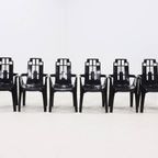 Set Of 6 Boston Chairs By Pierre Paulin For Henry Massonnet France 1980s thumbnail 4