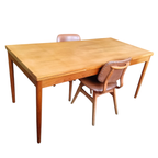 Vintage, Teakhouten Uitschuifbare Eettafel Xl thumbnail 9