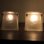 Set Van 2 Ikea Iviken Ice Cube Tafellampen 68993 thumbnail 3