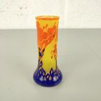Art Nouveau Vaasje - Le Verre Français (schneider) Ca. 1920 thumbnail 6