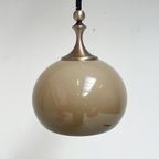 Zandkleurige Dijkstra Mushroom Plafondlamp, 1970’S thumbnail 9