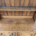 Vintage Landelijke Brocante Keukenkast, Barkast, Wandkast, Buffetkast, Ladekast thumbnail 5