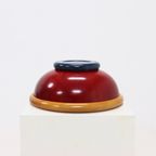 Postmodern Italian Wooden Bowl By Pietro Manzoni 1980S thumbnail 8