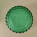 Groen Persglazen Schalen Set Van Arcoroc France Uit De Jaren '60 thumbnail 2