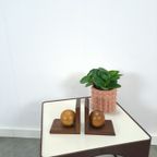 Vintage Oude Houten Boekensteun thumbnail 7
