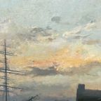 Rene Marie Dujardin "Zeegezicht". thumbnail 6