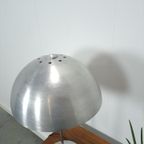 Zilverkleurige Tafel Bollamp Vintage Tafellamp thumbnail 9