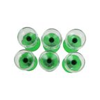 Set Van 6 Vintage Luminarc Elzas Wijnglazen Smalle Groene Voet thumbnail 9