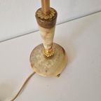 Albast Messing Lampenvoet Vintage Lamp thumbnail 9