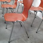 10x Eromes Pagholz Industriële Stapelbare Design Stoel thumbnail 18