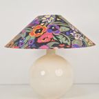 Vintage Keramiek Sphere Tafellamp Bol Wit ‘70 Mid Century thumbnail 3
