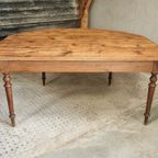 Antieke Tafel Eettafel Franse Wandtafel thumbnail 21