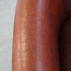 Comfortabele Vintage Schapenleren Clubfauteuil In Engelse Stijl Met Een Mooi Patina thumbnail 6